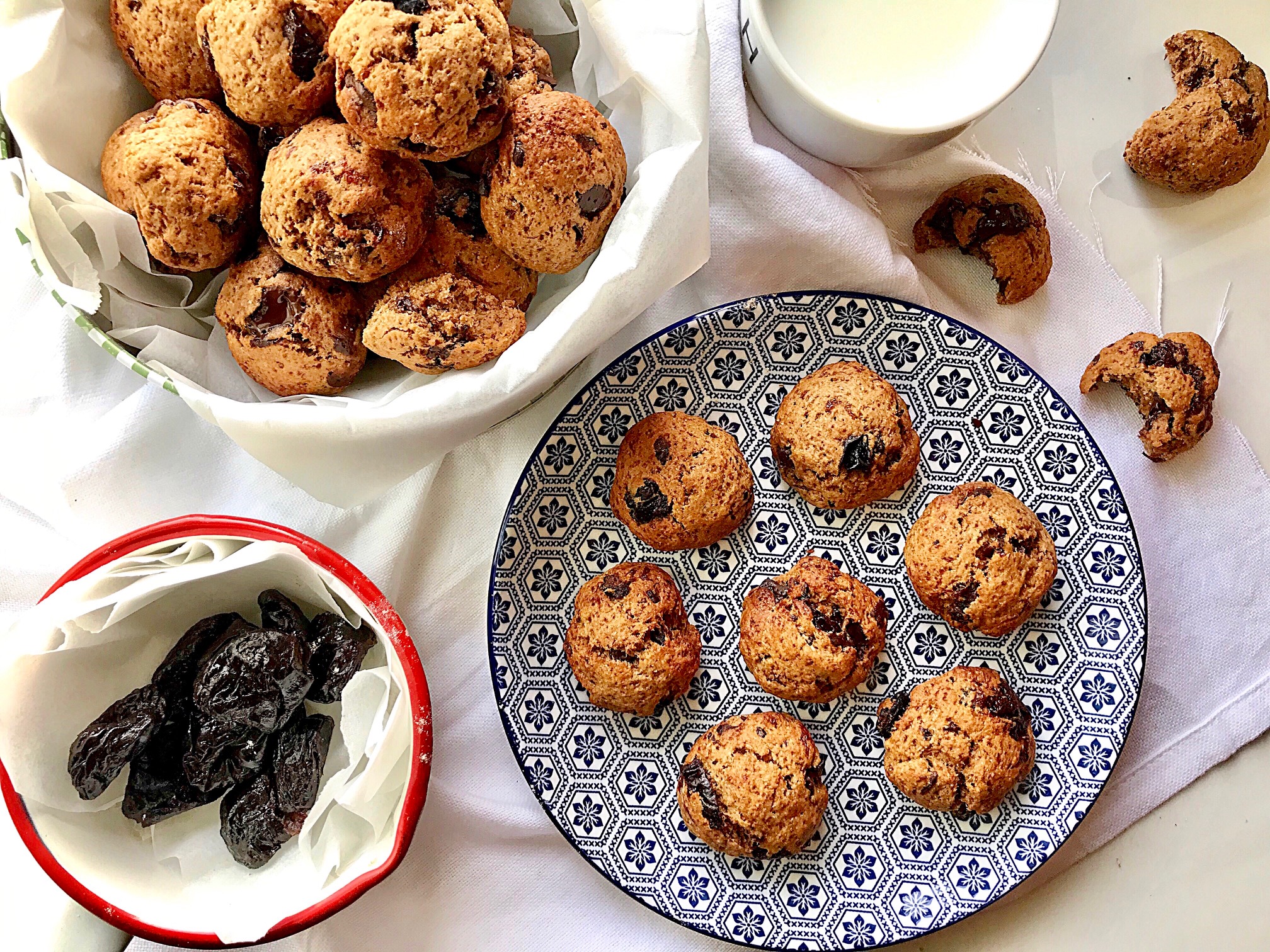cookies με δαμάσκηνα και σοκολάτα|συνταγή για διαβητικούς