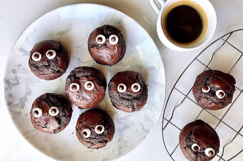 Muffins σοκολάτας halloween