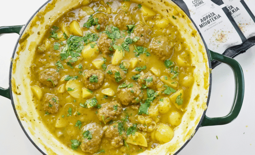 Κεφτεδάκια με Πράσο & Πατάτα — Με Cook at Home